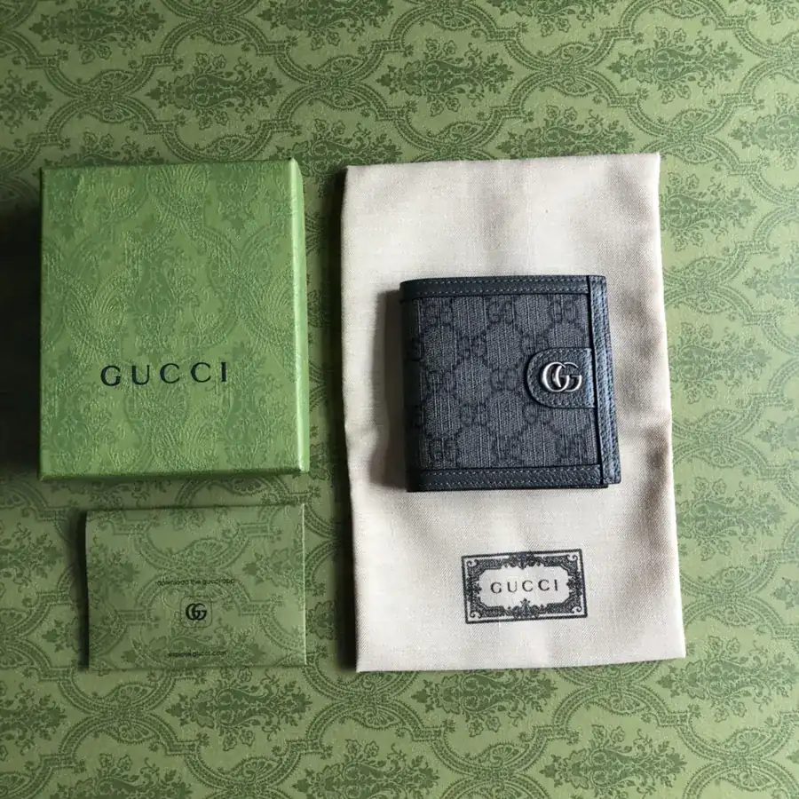 Ophidia Series Mini Wallet with Diamond Herringbone Pattern