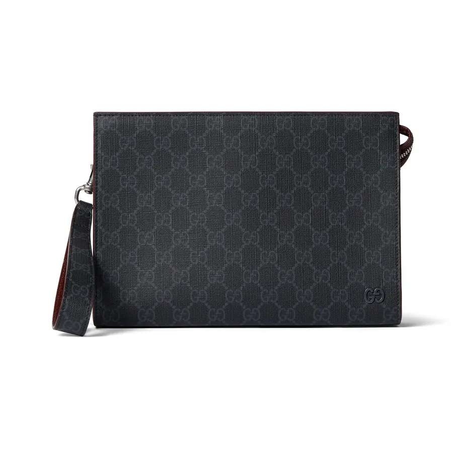 Top Version [Brand Iconic Material] Canvas Tote with Letter Interweaving Pattern