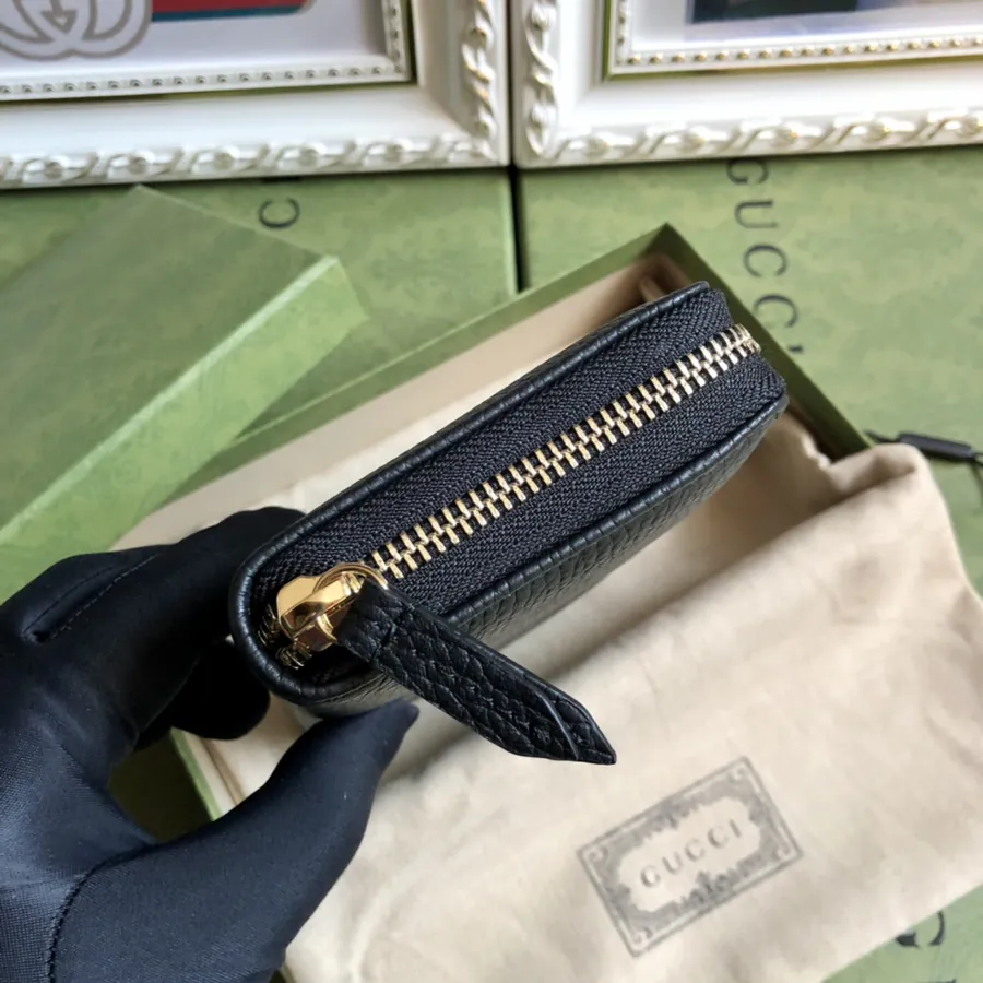 Ophidia Series Bucket Bag in Grained Calfskin