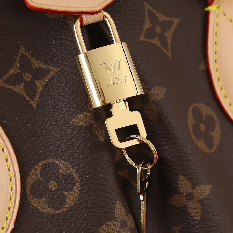 Boétie Small Zip Tote Bag with Monogram Canvas and Leather Trim