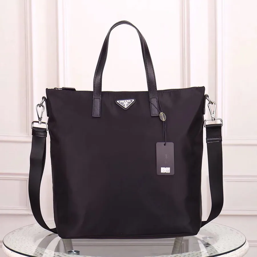 PRADA Official Briefcase Premium Waterproof Material, Elegant Design