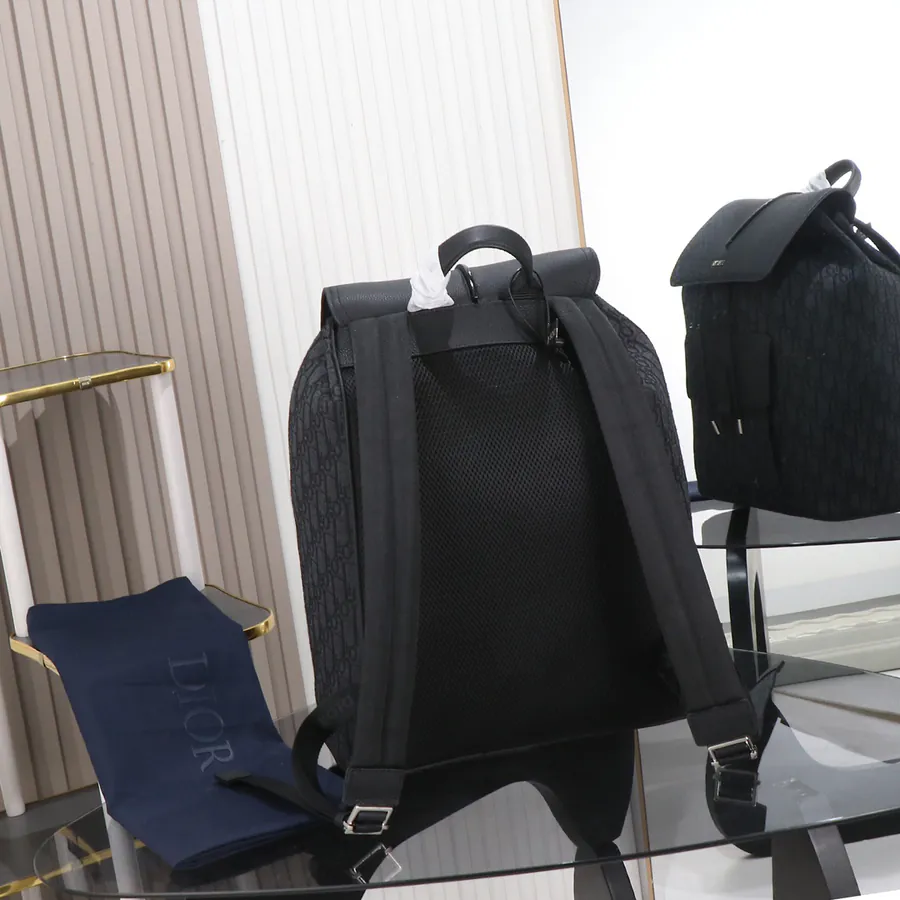 Dior Oblique Motion Backpack Beige & Black