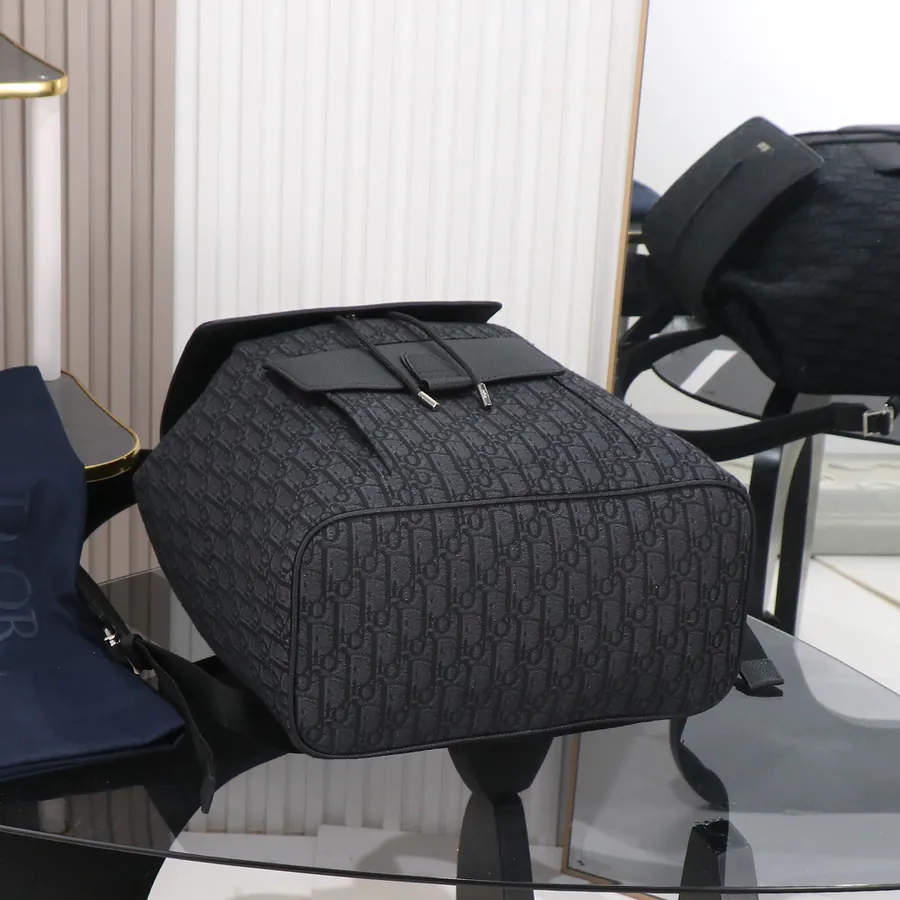 Dior Oblique Motion Backpack Beige & Black