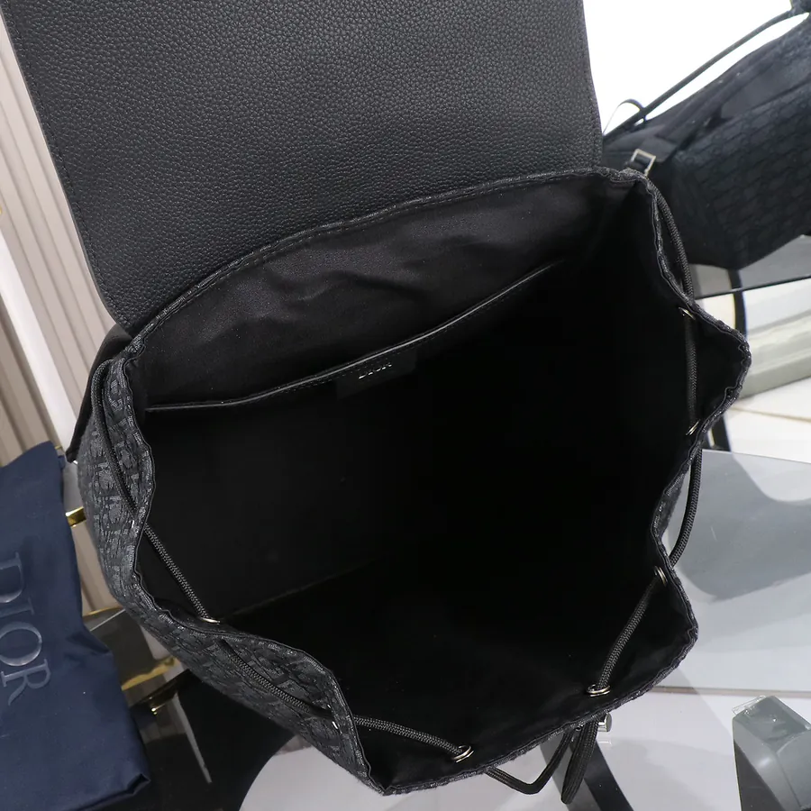 Dior Oblique Motion Backpack Beige & Black