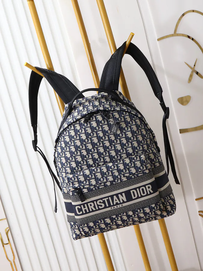 Cistian Paris Travel Backpack with Oblique Print