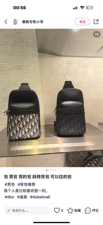 Rider 2.0 Sling Bag Elegant Design with Oblique Pattern
