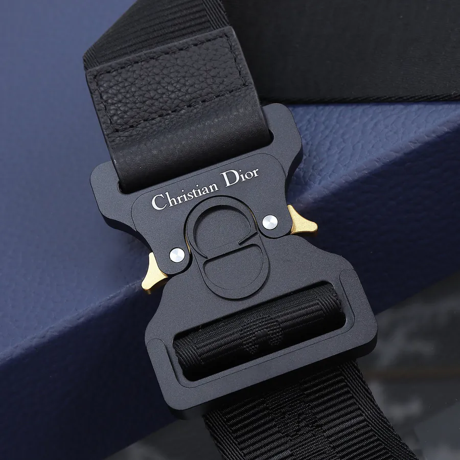 Dior Saddle Bag Black Grained Calfskin