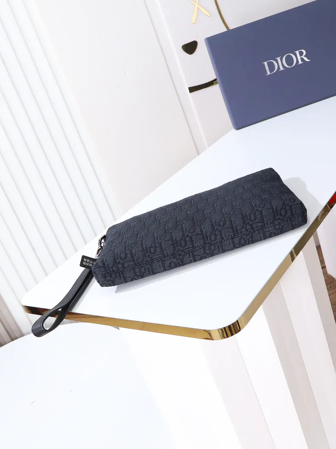 Dior Oblique Handbag with Detachable Leather Strap