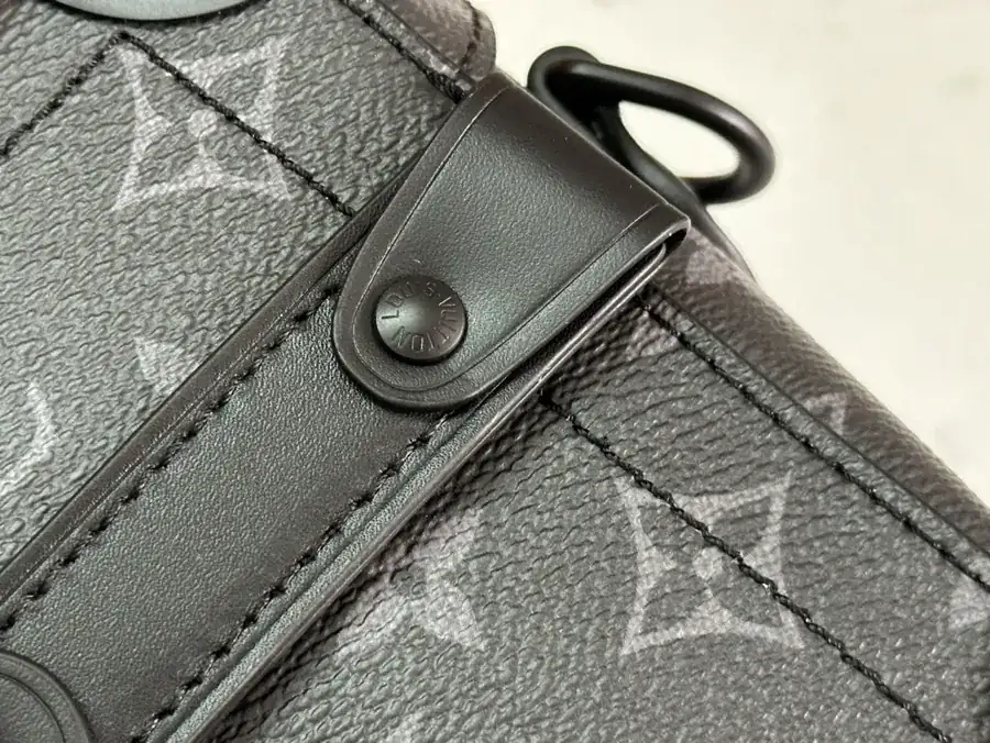 Soul Trunk Handbag with Monogram Eclipse Canvas and Grained Calfskin Trim