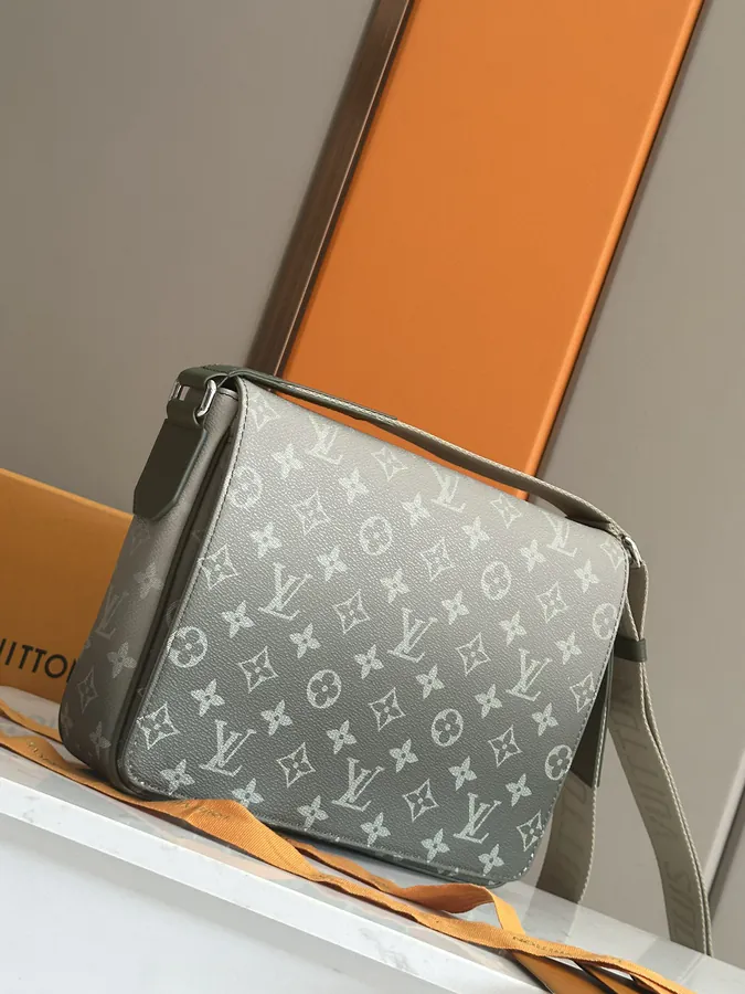 District Mini Messenger Bag Der Infini Coated Canvas