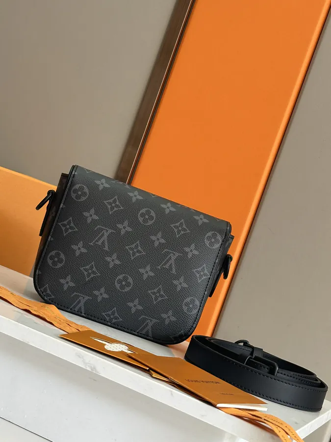 Montsouris Mini Messenger Bag Monogram Macassar Canvas