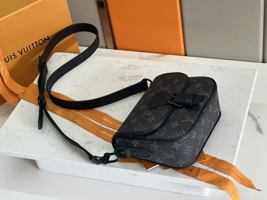 Montsouris Mini Messenger Bag Monogram Macassar Canvas