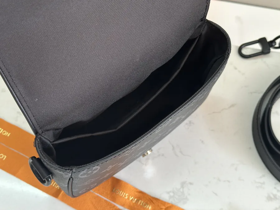 Montsouris Mini Messenger Bag Monogram Macassar Canvas