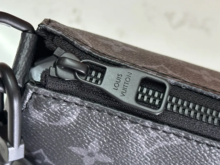 Pochette Accessoire XL Handbag with Monogram Eclipse Canvas