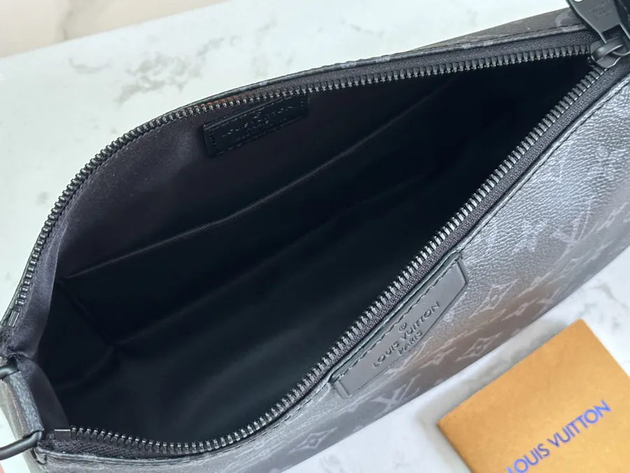 Pochette Accessoire XL Handbag with Monogram Eclipse Canvas