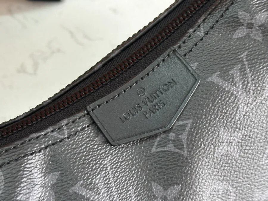 Hamac Mini Handbag Monogram Eclipse Canvas with Leather Trim