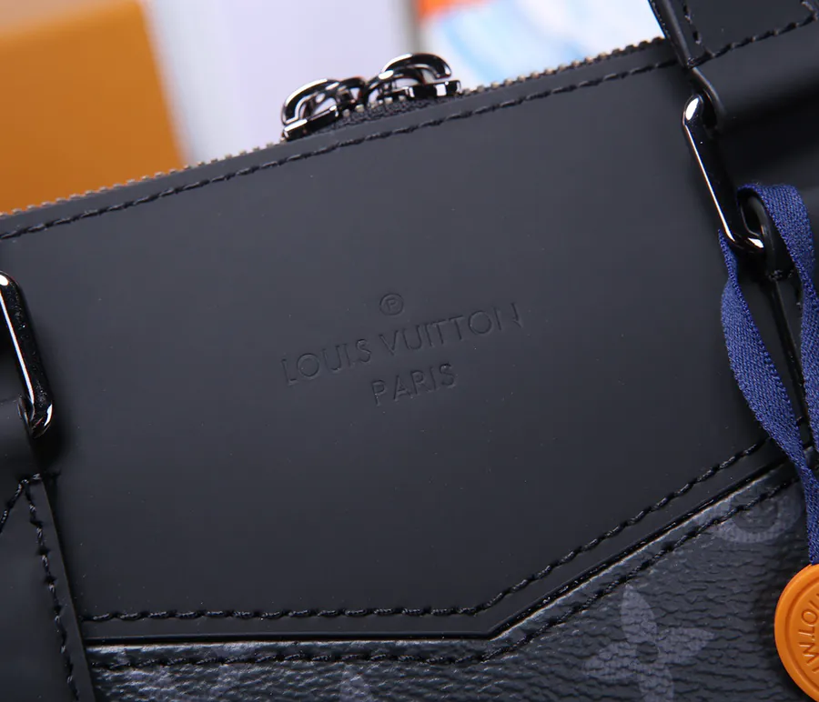 LV Men's Briefcase M40566, Fragment Design Lightning Logo