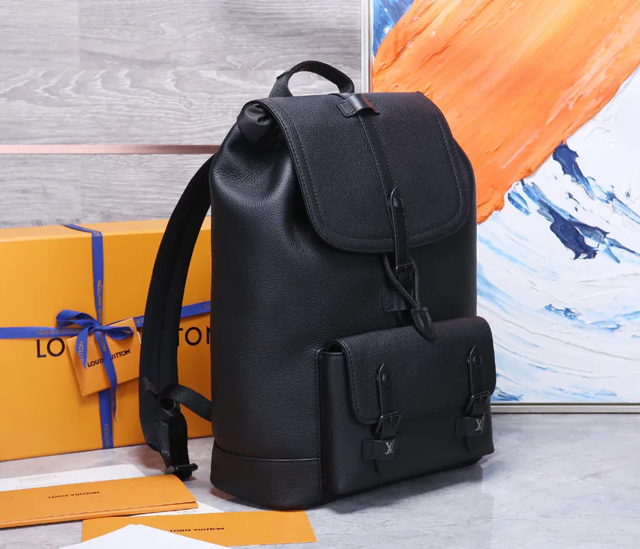 Christopher Slim Backpack in Black
