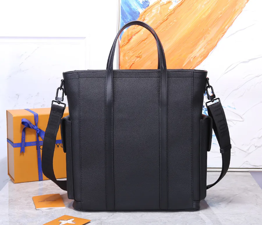 Christopher Tote Handbag Premium Original Black Full Leather