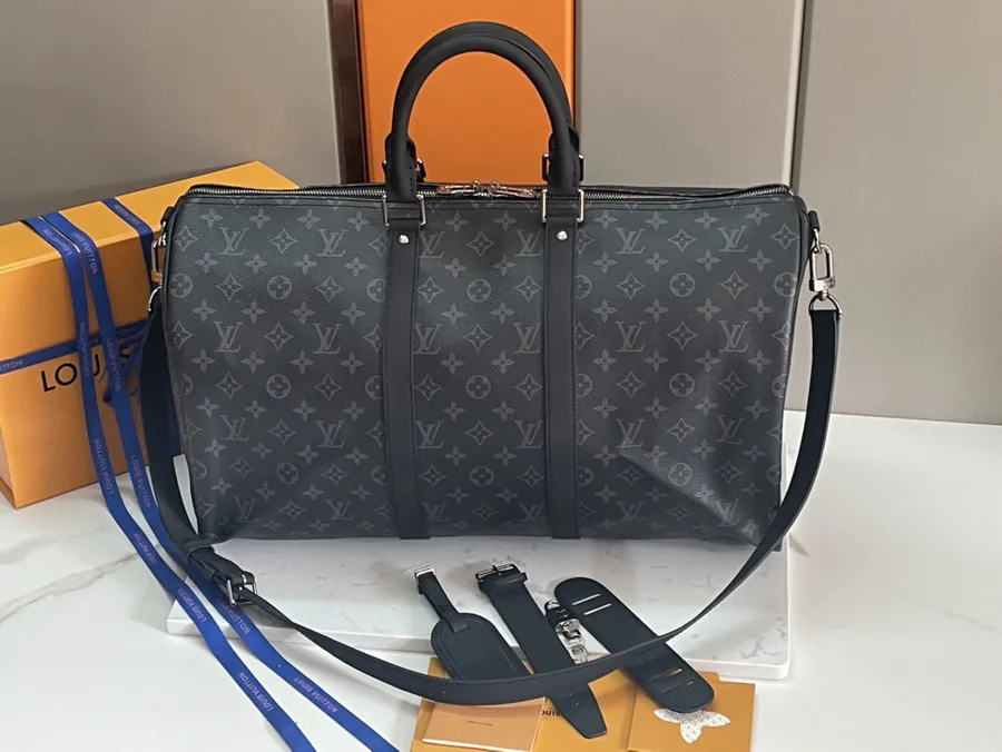 Keepall 50 Travel Bag in Monogram Eclipse