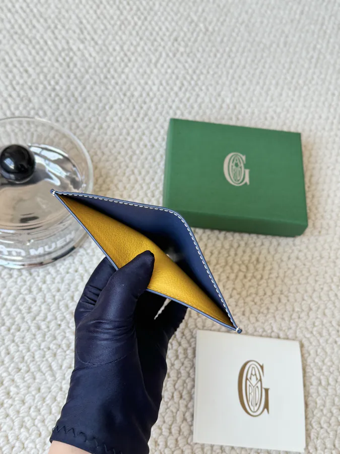 Goyard Goyardine Canvas & Vauzelles Calfskin Wallet