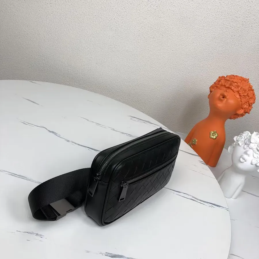 P350 BV New Intrecciato Leather Mini Waist Bag
