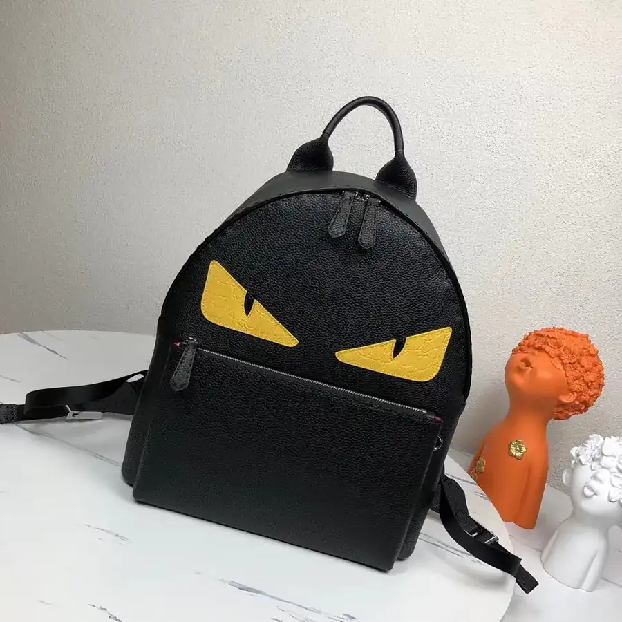 FD Full Leather Backpack Classic Runway Series, Handmade Craft