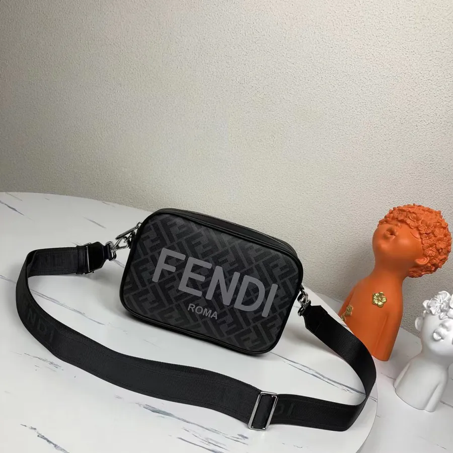 FD Classic Vintage Floral Camera Bag Square Shape, Large Capacity