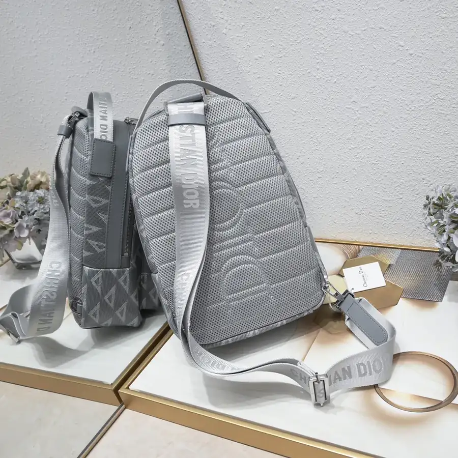 Rider Inspired Crossbody Bag Grained Calfskin
