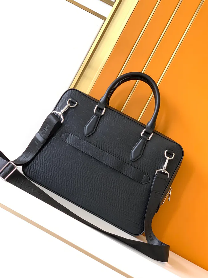 Original M033 1 Briefcase Premium Leather, High Fiber Lining, Elegant Design
