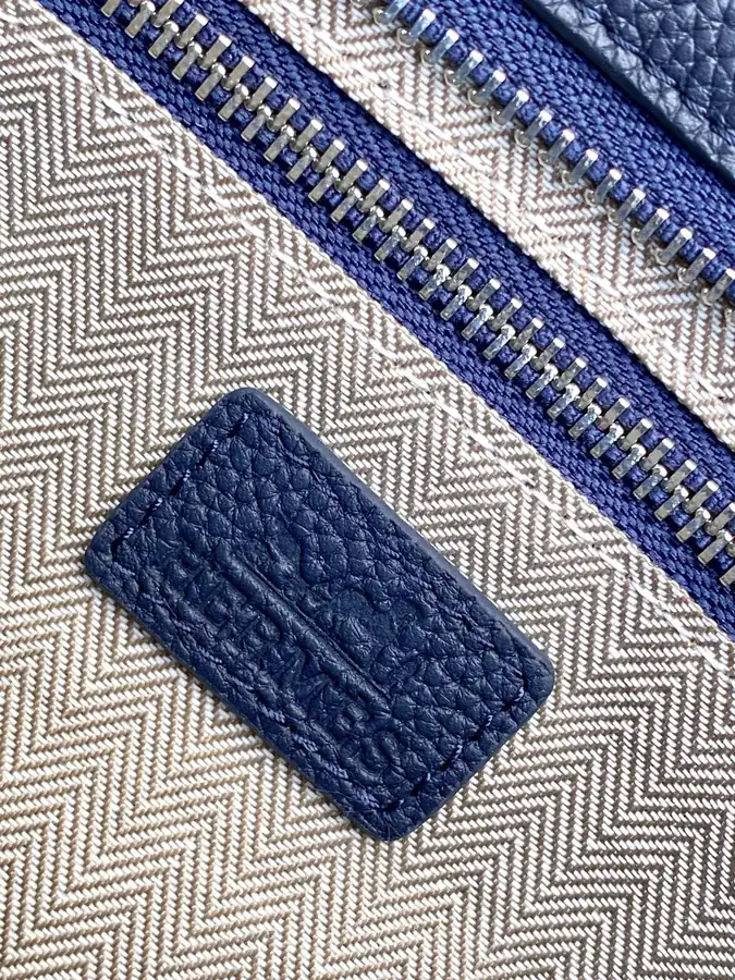 Blue Premium Original Emma Italian Top Grain Calfskin Bag