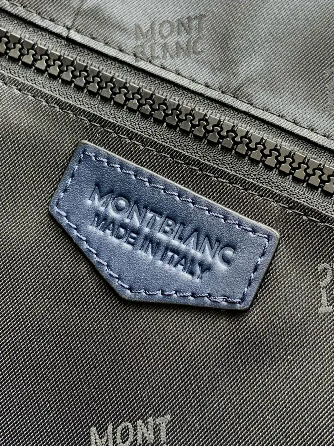 Montblanc Classic Craft Series Executive Briefcase in Premium Blue Grained Calfskin