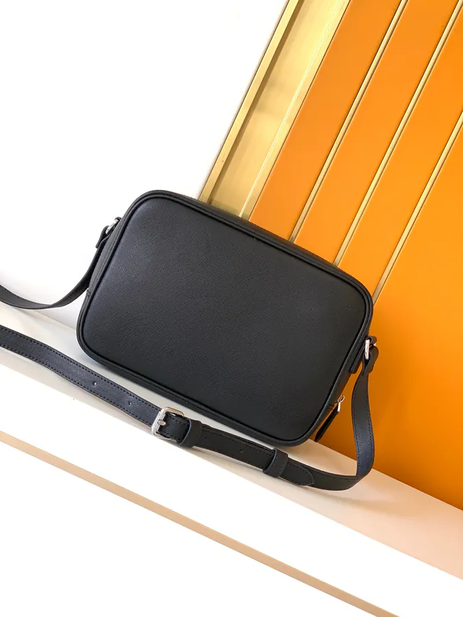 Mondaine Grained Calfskin Crossbody Bag