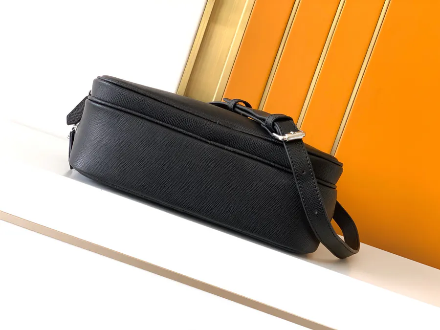 Mondaine Grained Calfskin Crossbody Bag