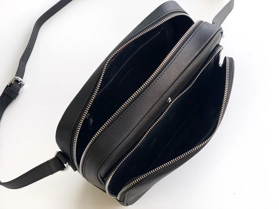 Mondaine Grained Calfskin Crossbody Bag