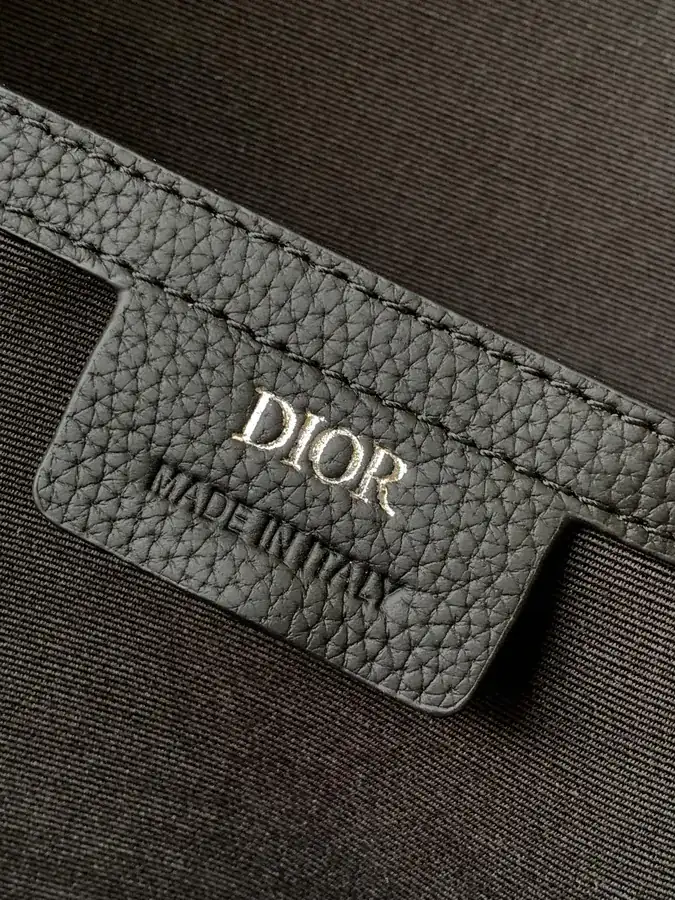 Premium Blue D Double Shoulder Bag with Logo Hardware