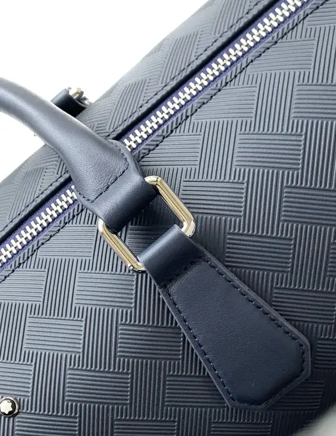 Montblanc Classic Craft Series Travel Bag 7066 1, Premium Blue