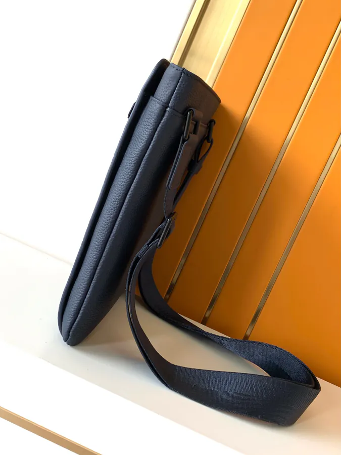 Fila Blue Bucket Bag Premium Leather, Stylish and Practical