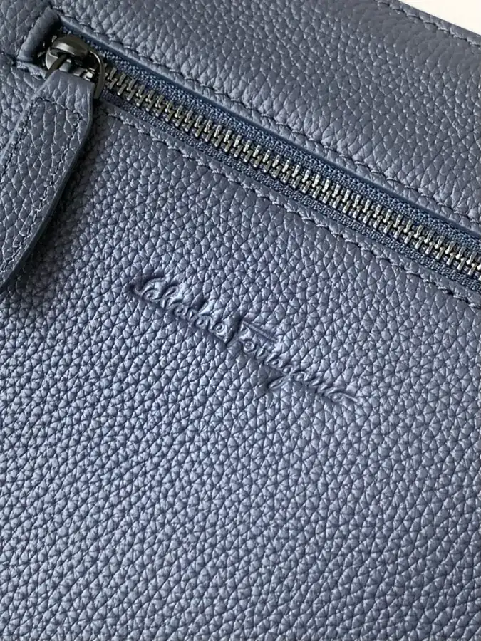 Fila Blue Bucket Bag Premium Leather, Stylish and Practical