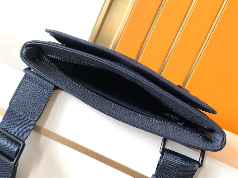Fila Blue Bucket Bag Premium Leather, Stylish and Practical
