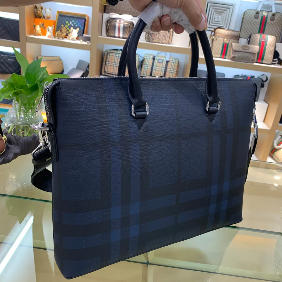 BURBERRY Classic Navy Blue Tote
