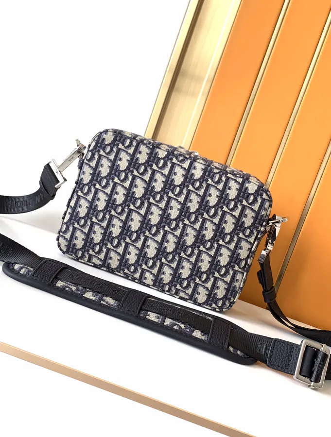 Blue D 206 Crossbody Bag Premium Leather Crossbody