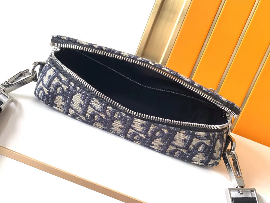 Blue D 206 Crossbody Bag Premium Leather Crossbody