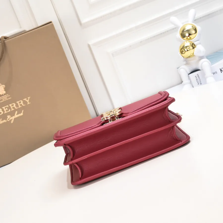 Thomas Burberry Exclusive Logo Buckle Tote