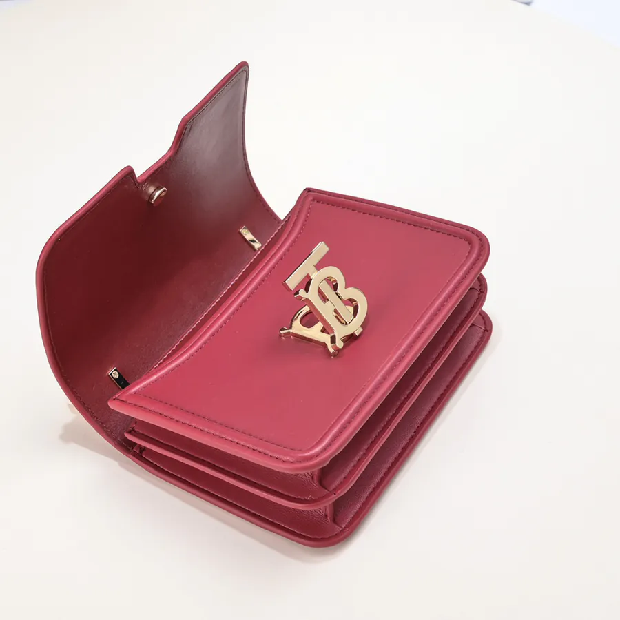 Thomas Burberry Exclusive Logo Buckle Tote