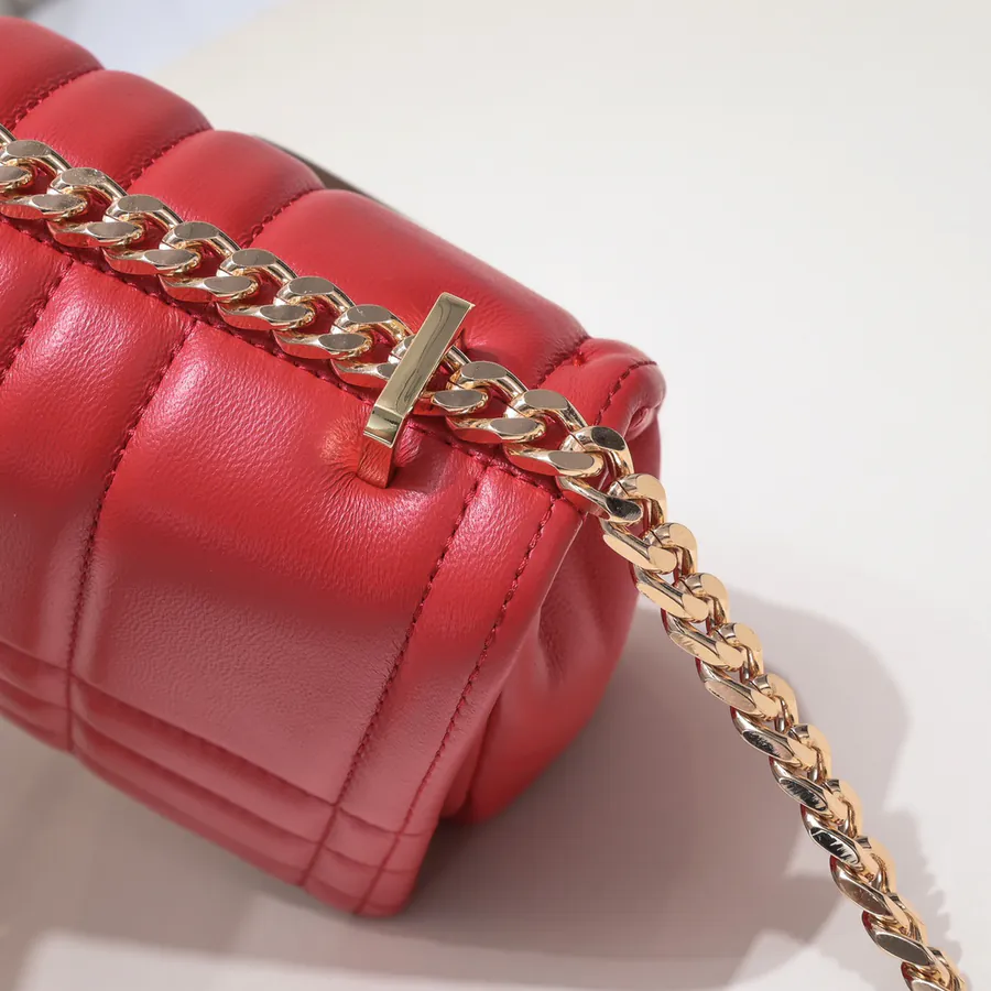 B Family Lola Bucket Bag with Grained Calfskin