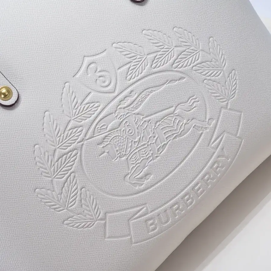 B Family Vintage Bucket Bag with Embossed Logo