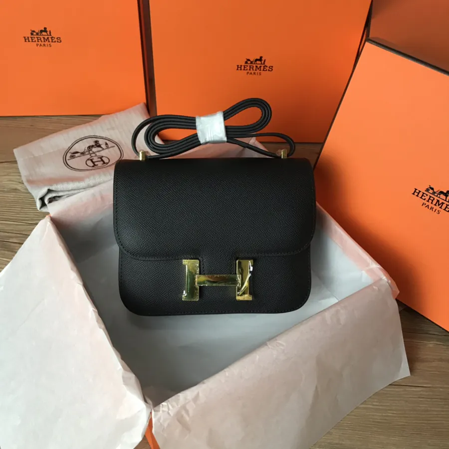 Constance 19cm Handbag with Gold and Silver Buckles