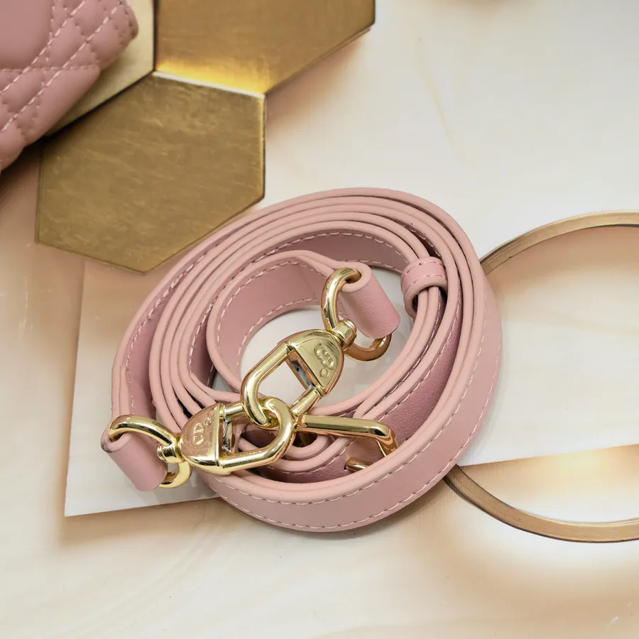 My Lady Bucket Bag in Grained Calfskin Pink