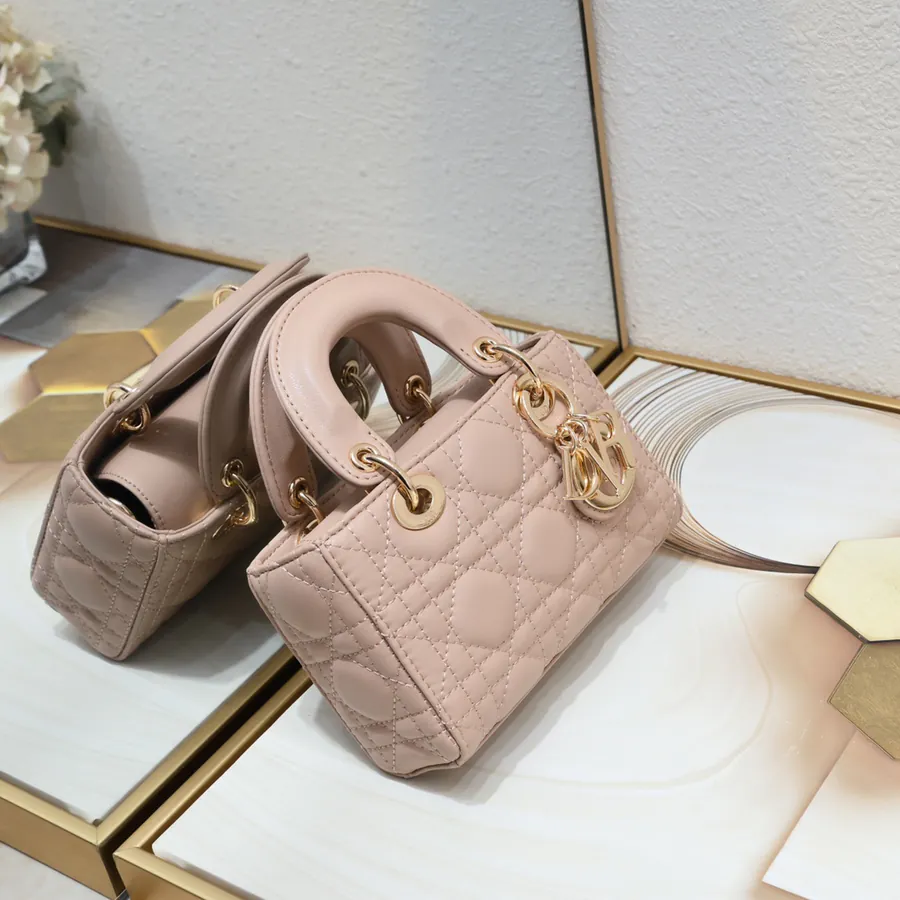 D Joy Mini Crossbody Bag in Genuine Leather
